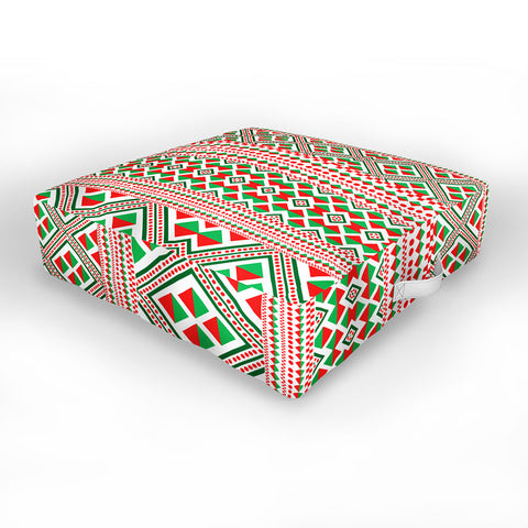 Gabriela Fuente Christmas Outdoor Floor Cushion