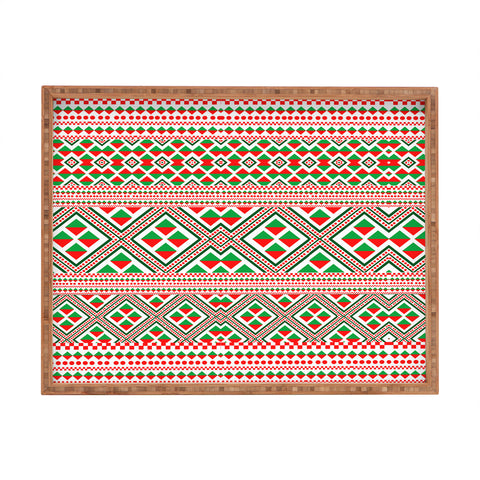 Gabriela Fuente Christmas Rectangular Tray