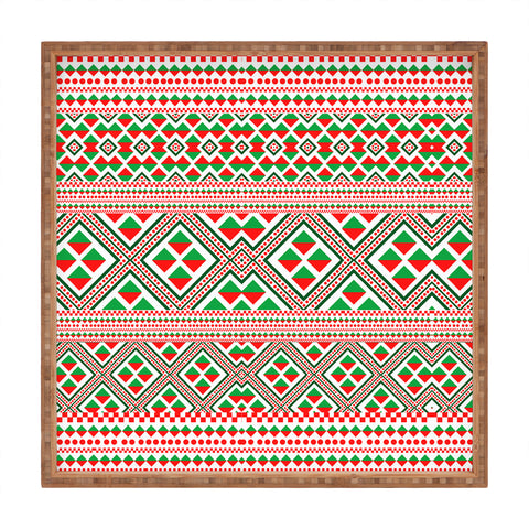 Gabriela Fuente Christmas Square Tray