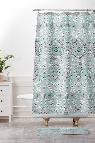 Gabriela Fuente Clas Shower Curtain And Mat