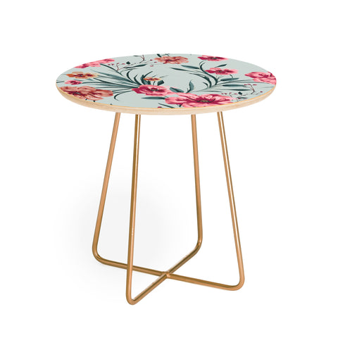Gabriela Fuente Classic Floral Round Side Table