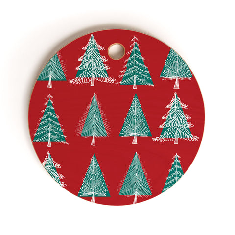 Gabriela Fuente Classic Winter Cutting Board Round