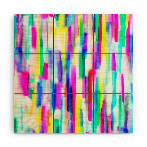 Gabriela Fuente Color flash Wood Wall Mural