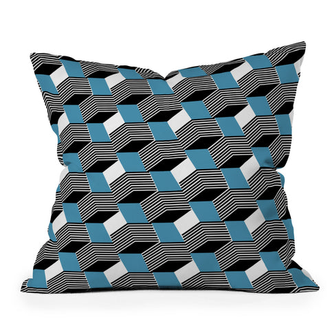Gabriela Fuente Cube play Throw Pillow