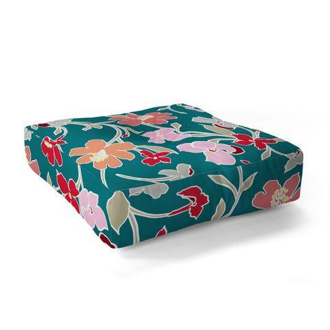 Gabriela Fuente detail Floor Pillow Square