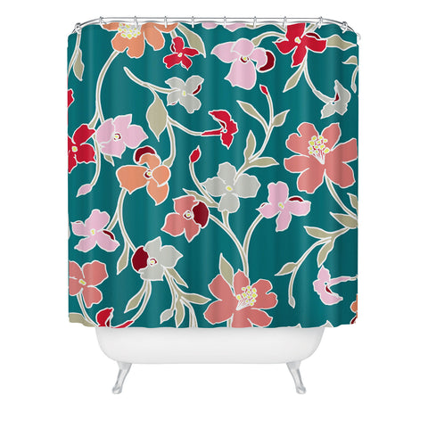Gabriela Fuente detail Shower Curtain