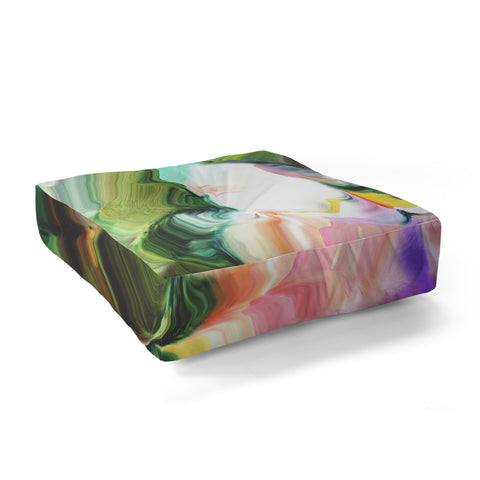 Gabriela Fuente Digital Marbel Floor Pillow Square