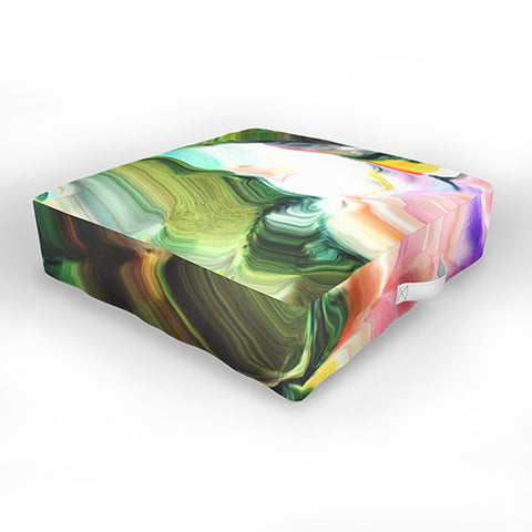 Gabriela Fuente Digital Marbel Outdoor Floor Cushion