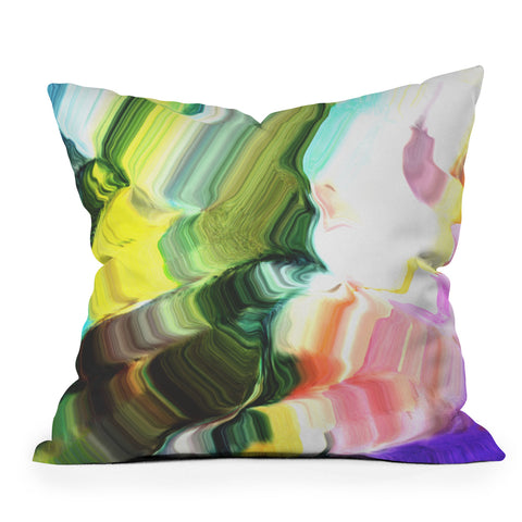 Gabriela Fuente Digital Marbel Throw Pillow