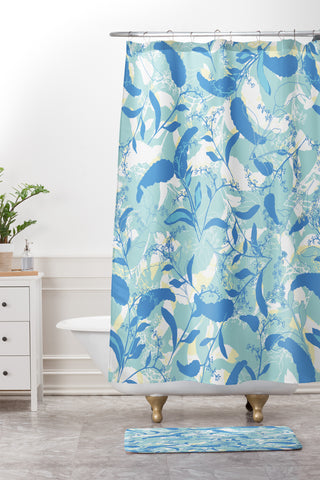 Gabriela Fuente Enchanted Forest Shower Curtain And Mat
