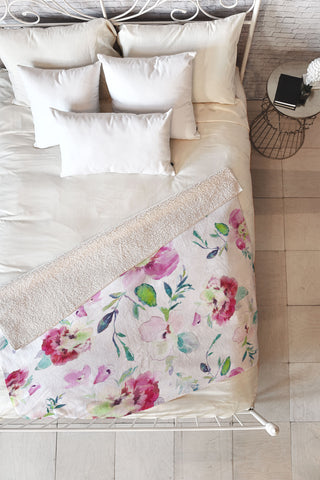 Gabriela Fuente Estella Fleece Throw Blanket