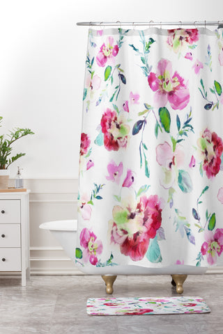 Gabriela Fuente Estella Shower Curtain And Mat