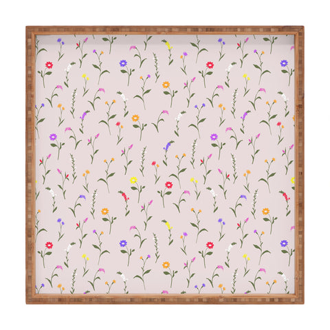 Gabriela Fuente floraland Square Tray