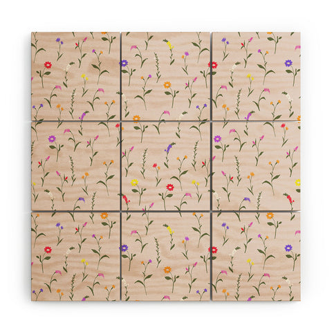 Gabriela Fuente floraland Wood Wall Mural