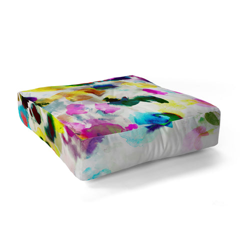 Gabriela Fuente Florastic Floor Pillow Square