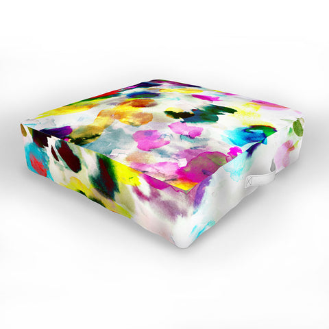 Gabriela Fuente Florastic Outdoor Floor Cushion