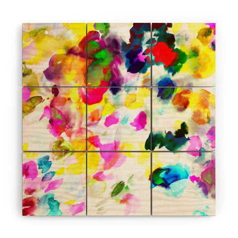 Gabriela Fuente Florastic Wood Wall Mural