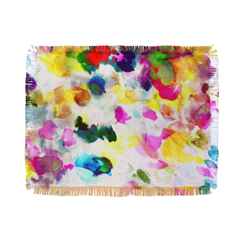 Gabriela Fuente Florastic Throw Blanket