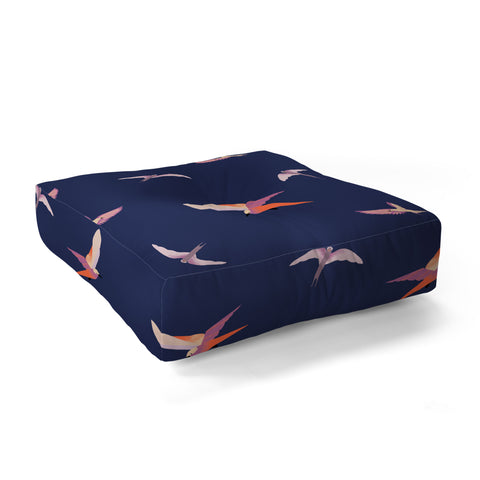 Gabriela Fuente Fly with me Floor Pillow Square