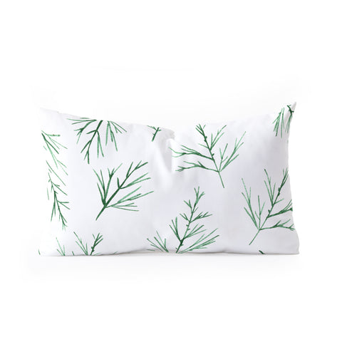 Gabriela Fuente Forest fest Oblong Throw Pillow