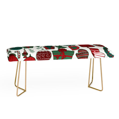 Gabriela Fuente Fun Christmas Bench