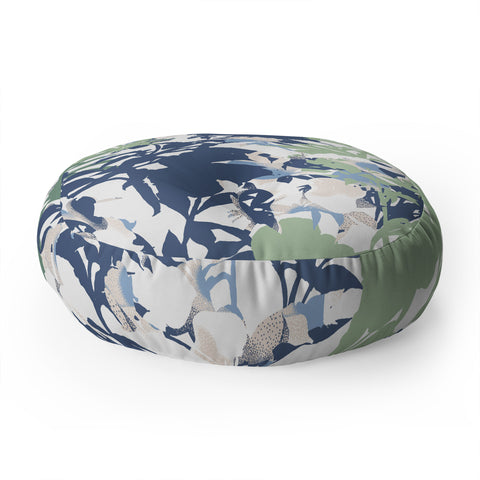 Gabriela Fuente Future Garden Floor Pillow Round