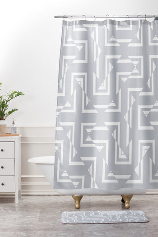 Gabriela Fuente Geodesert Shower Curtain And Mat