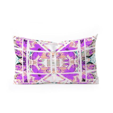 Gabriela Fuente geofloral Oblong Throw Pillow