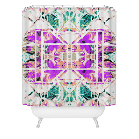 Gabriela Fuente geofloral Shower Curtain