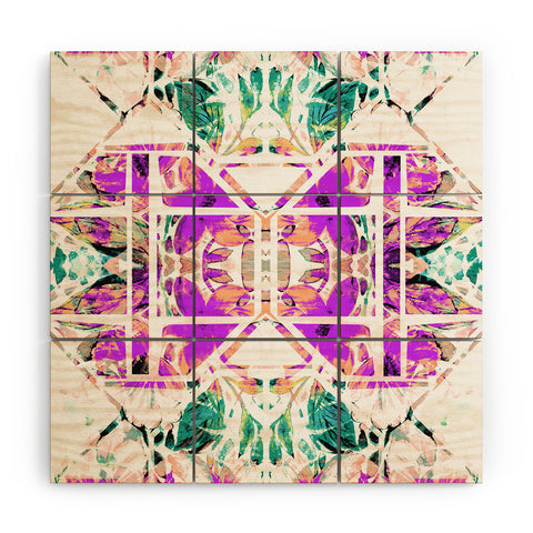 Gabriela Fuente geofloral Wood Wall Mural