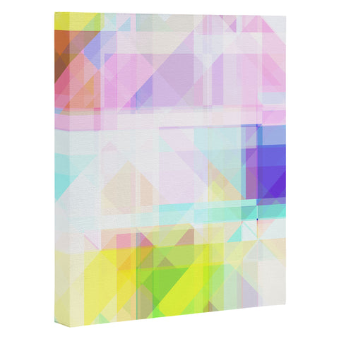 Gabriela Fuente geometric splash Art Canvas