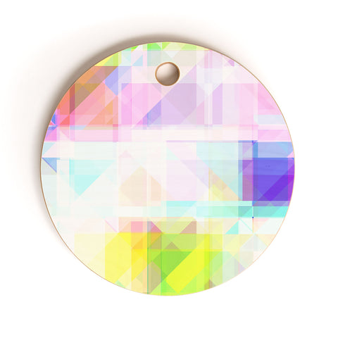 Gabriela Fuente geometric splash Cutting Board Round