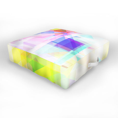 Gabriela Fuente geometric splash Outdoor Floor Cushion