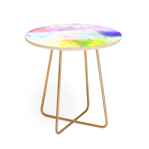 Gabriela Fuente geometric splash Round Side Table