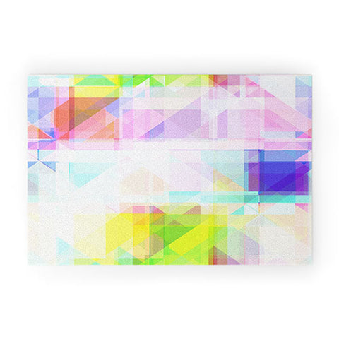 Gabriela Fuente geometric splash Welcome Mat