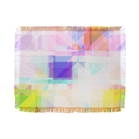 Gabriela Fuente geometric splash Throw Blanket