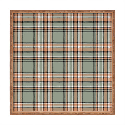 Gabriela Fuente Green Holiday Square Tray