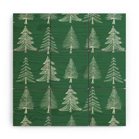 Gabriela Fuente GreenChristmas Wood Wall Mural