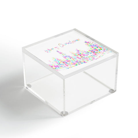 Gabriela Fuente Happy Christmas Acrylic Box