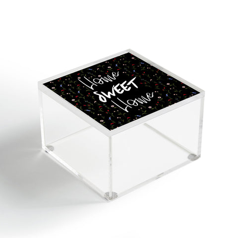 Gabriela Fuente Home sweet home floral Acrylic Box