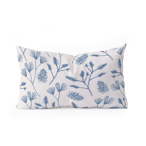 Gabriela Fuente Joly Snow Oblong Throw Pillow