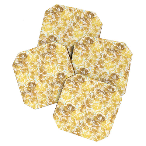 Gabriela Fuente just gold Coaster Set