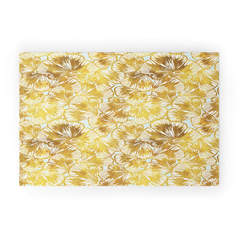 Gabriela Fuente just gold Welcome Mat