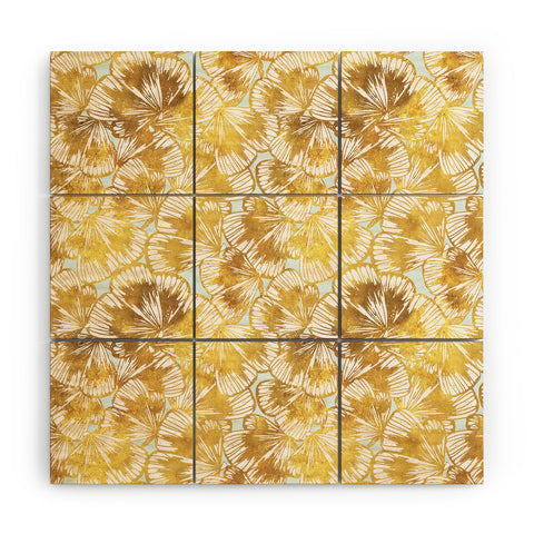 Gabriela Fuente just gold Wood Wall Mural