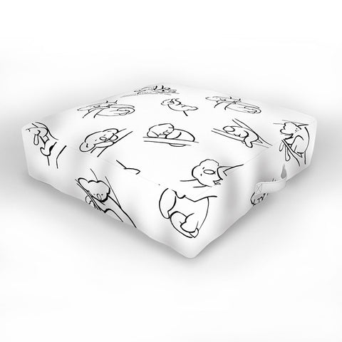Gabriela Fuente Koala nap Outdoor Floor Cushion