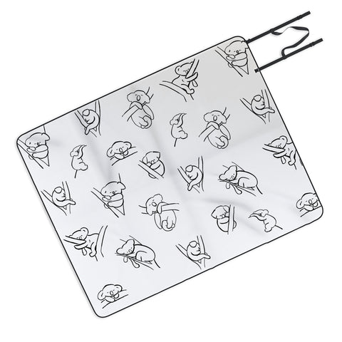 Gabriela Fuente Koala nap Picnic Blanket