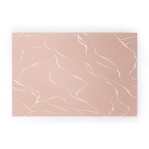 Gabriela Fuente line pink Welcome Mat