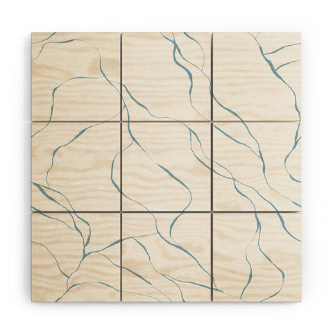 Gabriela Fuente Line Wood Wall Mural