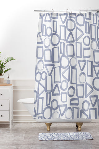 Gabriela Fuente Lis Shower Curtain And Mat