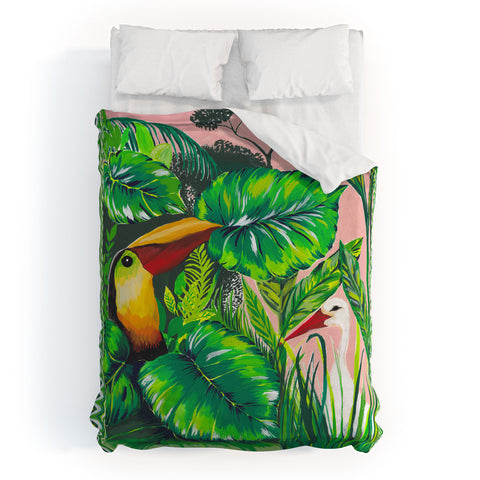 Gabriela Fuente Lost paradise Duvet Cover